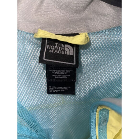 The North Face Girl's HyVent Yellow Waterproof Raincoat Hooded Jacket XL (18) - Picture 7 of 10